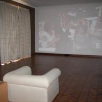 écran cinéma de la chambre parentale